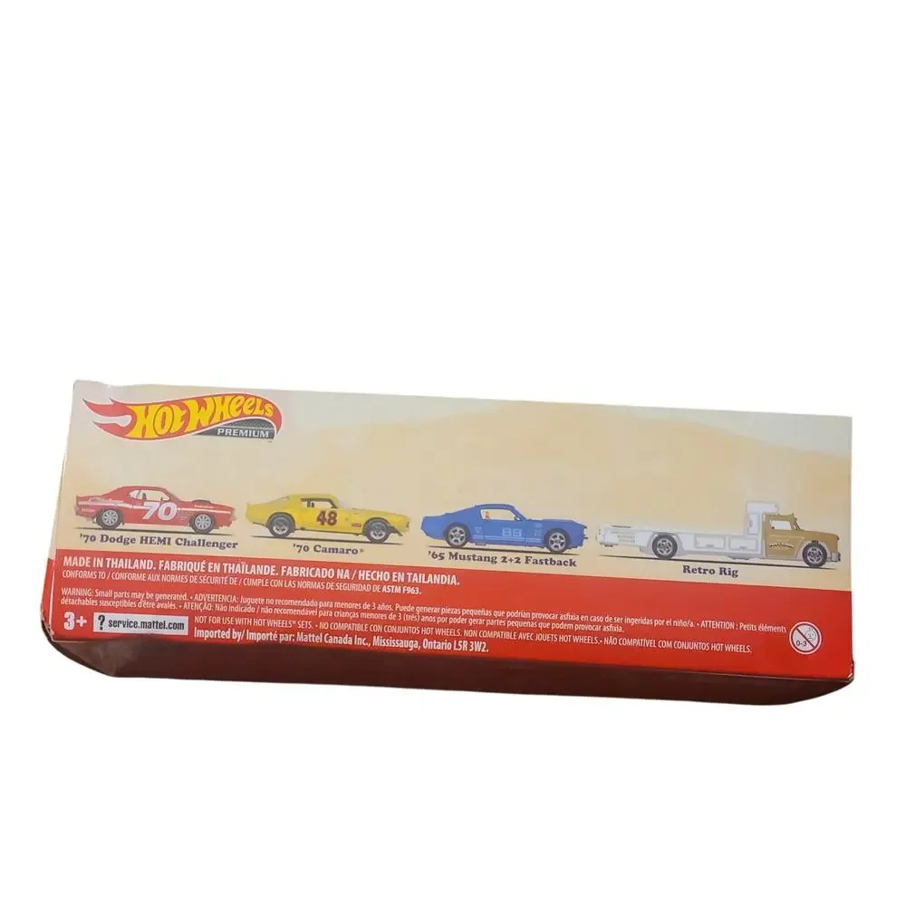 Hot Wheels Premium Diorama Series Muscle Car Box Set Walmart Exclusive